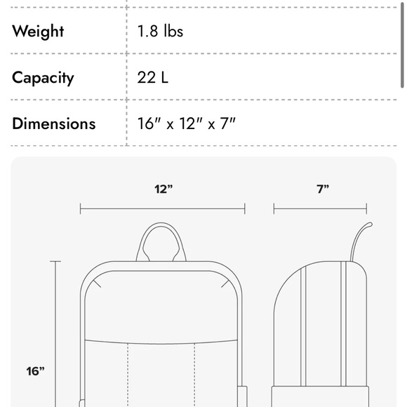 CALPAK Luka 15” laptop backpack in chocolate - Picture 6 of 7